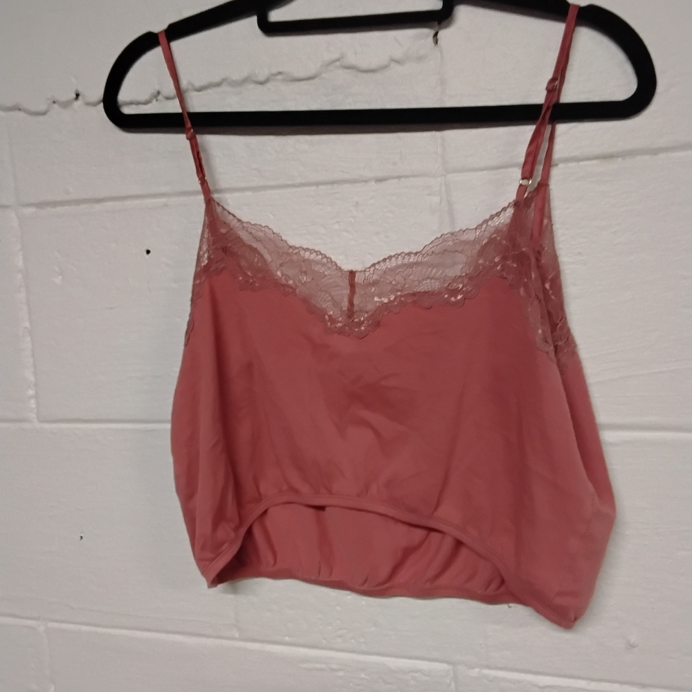 Victoria's Secret Lace Trim Cami in Dusty Rose Pink - Picture 5 of 5